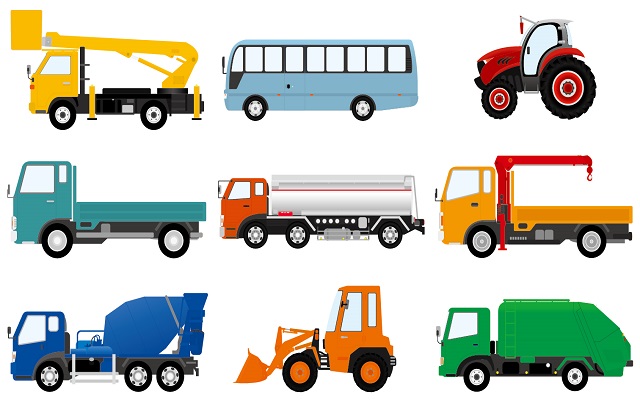 貨物自動車のトラックは積み荷に合わせさまざまな種類が存在する運搬車両