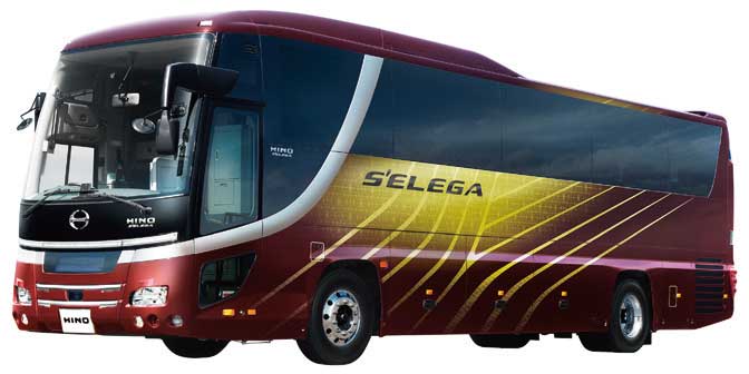 日野の大型観光バス「セレガ」...ザ・トラック