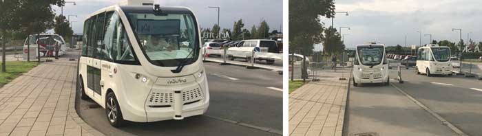 ITS世界会議の会場と最寄り駅を結ぶ自動運転バスによるシャトルサービス...ザ・トラック