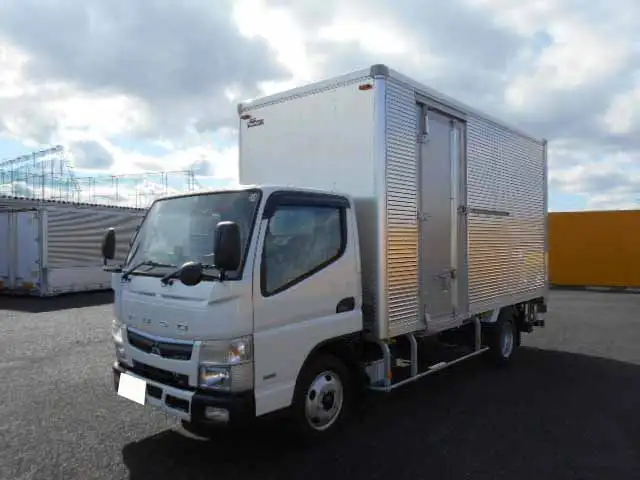 三菱 キャンター 小型 アルミバン パワーゲート サイドドア の中古トラック【車両No.95535】