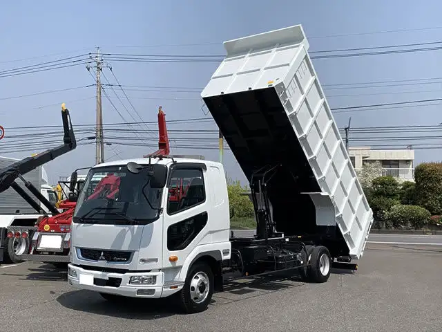 三菱 ファイター 中型/増トン ダンプ 土砂禁 ベッド の中古トラック【車両No.95446】