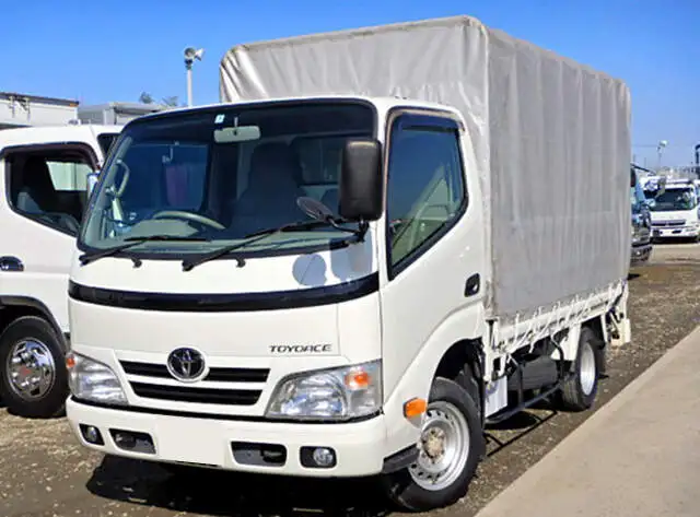 トヨタ トヨエース 小型 平ボディ 幌 パワーゲート の中古トラック【車両No.95511】