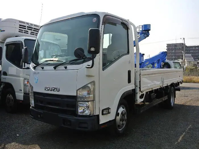 いすゞ エルフ 小型 平ボディ 床鉄板 BKG-NMR85AR の中古トラック【車両No.95618】