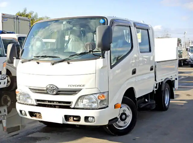 トヨタ トヨエース 小型 平ボディ Wキャブ パワーゲート の中古トラック【車両No.96243】