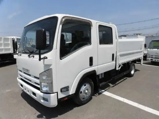 いすゞ エルフ 小型 平ボディ Wキャブ パワーゲート の中古トラック【車両No.96511】