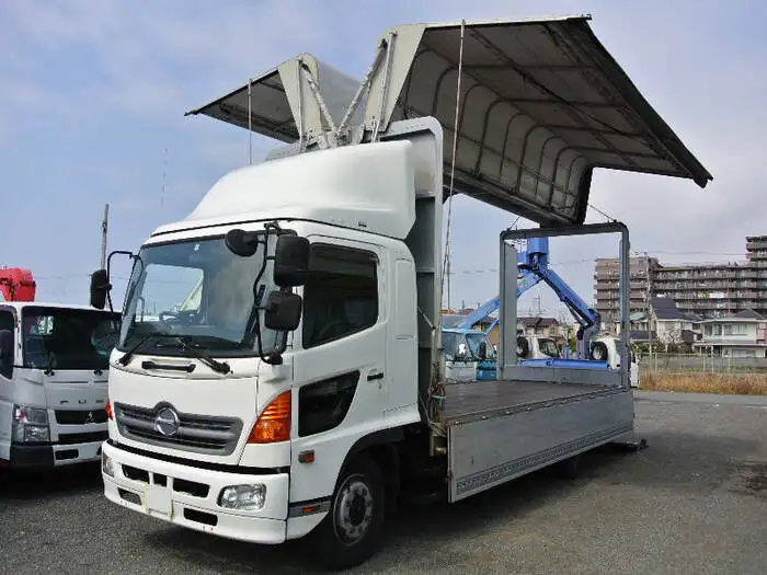 日野 レンジャー 中型/増トン ウイング 幌ウイング パワーゲート の中古トラック【車両No.97142】