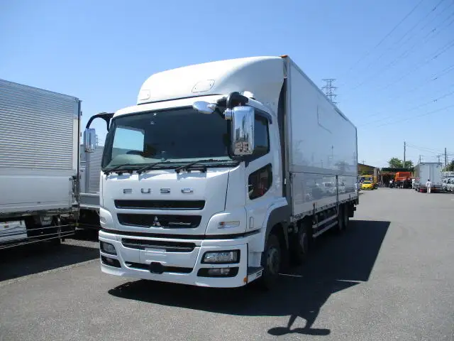 三菱 スーパーグレート 大型 ウイング エアサス ベッド の中古トラック【車両No.97450】