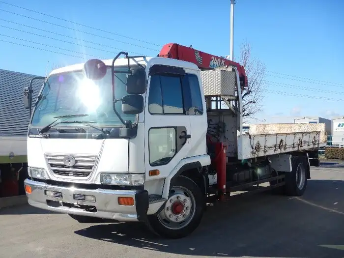 日産UD コンドル 中型/増トン 車両重機運搬 3段クレーン ラジコン の中古トラック【車両No.97389】