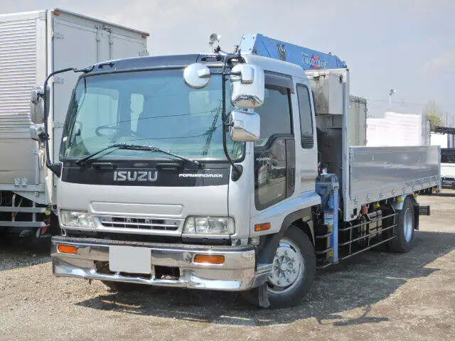いすゞ フォワード 中型/増トン クレーン付 アルミブロック エアサス の中古トラック【車両No.97360】