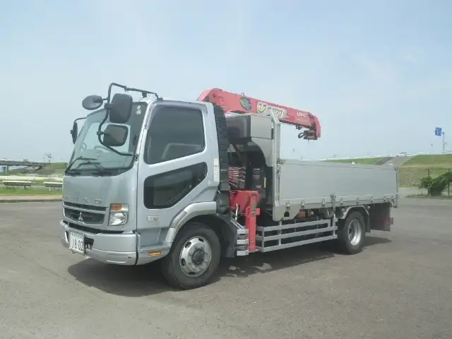 三菱 ファイター 中型/増トン クレーン付 床鉄板 アルミブロック の中古トラック【車両No.97715】