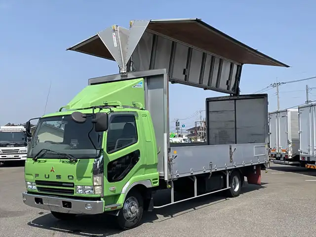 三菱 ファイター 中型/増トン ウイング ベッド KK-FK61HK の中古トラック【車両No.98213】
