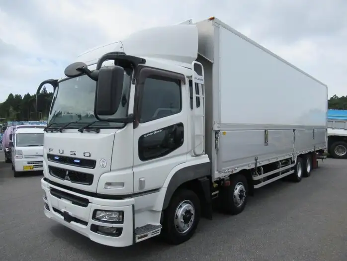 三菱 スーパーグレート 大型 ウイング パワーゲート ハイルーフ の中古トラック【車両No.99394】