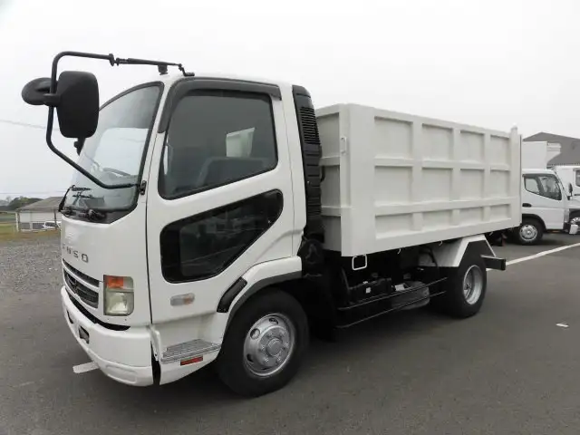 三菱 ファイター 中型/増トン ダンプ 土砂禁 ステンレス張り の中古トラック【車両No.99784】