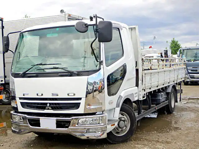 三菱 ファイター 中型/増トン 平ボディ 床鉄板 ベッド の中古トラック【車両No.99852】