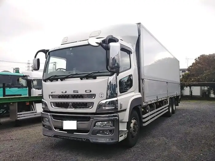 三菱 スーパーグレート 大型 ウイング 床鉄板 エアサス の中古トラック【車両No.99970】