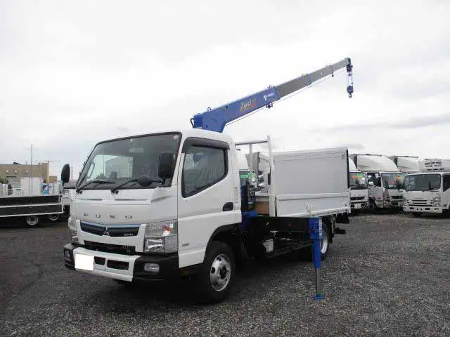 三菱 キャンター 小型 クレーン付 パワーゲート 4段 の中古トラック【車両No.100673】