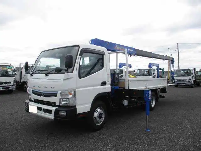 三菱 キャンター 小型 クレーン付 パワーゲート 4段 の中古トラック【車両No.100928】