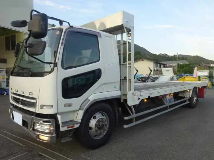 三菱 ファイター 中型/増トン 平ボディ ベッド PDG-FM62FZ の中古トラック【車両No.101175】