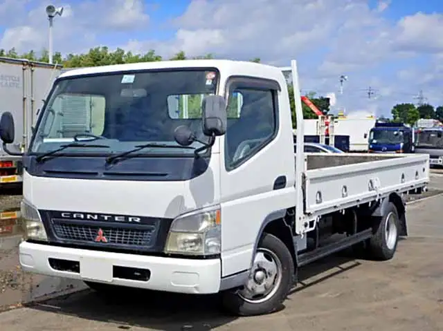 三菱 キャンター 小型 平ボディ 床鉄板 PA-FE82DE の中古トラック【車両No.101868】