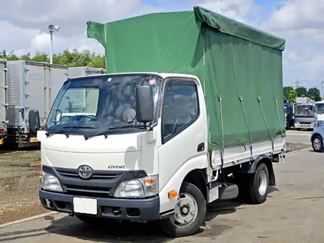 トヨタ ダイナ 小型 平ボディ 幌 TKG-XZU605 の中古トラック【車両No.102185】