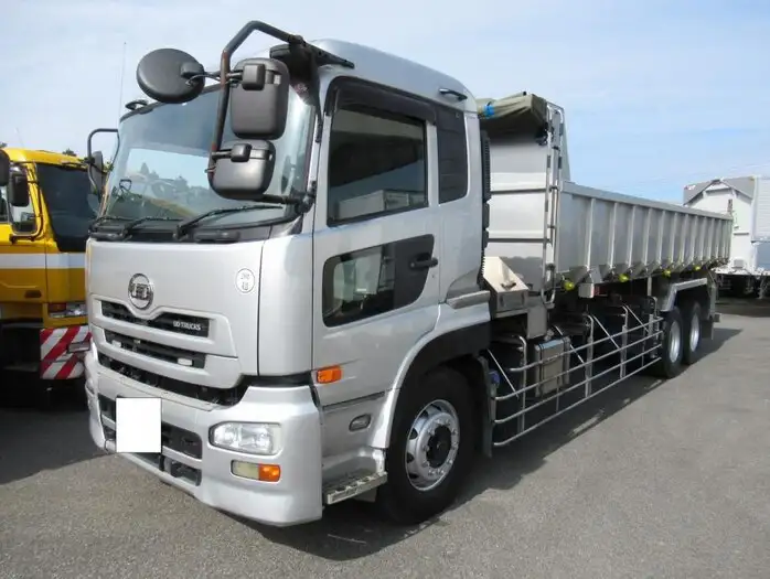 日産UD クオン 大型 ダンプ 土砂禁 ステンレス張り の中古トラック【車両No.102688】
