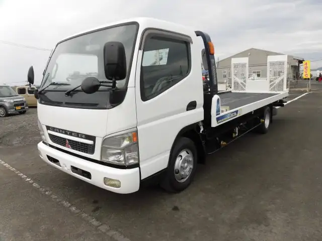 三菱 キャンター 小型 車両重機運搬 ラジコン ウインチ の中古トラック【車両No.102841】