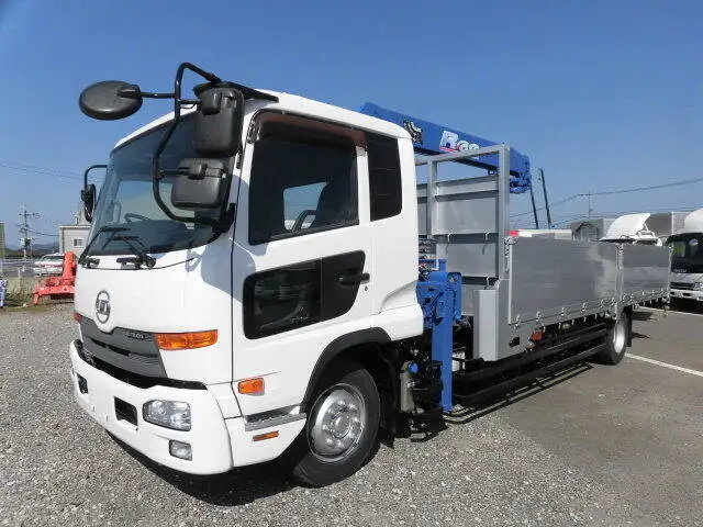 日産UD コンドル 中型/増トン クレーン付 床鉄板 アルミブロック の中古トラック【車両No.103099】