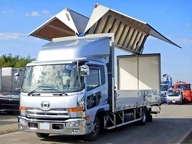 日産UD コンドル 中型/増トン ウイング パワーゲート ベッド の中古トラック【車両No.102938】