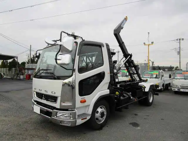 三菱 ファイター 中型/増トン アームロール ツインホイスト 2KG-FK72F の中古トラック【車両No.103702】