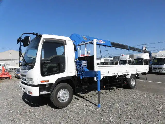 いすゞ フォワード 中型/増トン クレーン付 床鉄板 4段 の中古トラック【車両No.103923】