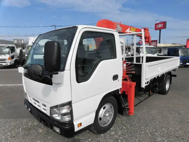いすゞ エルフ 小型 クレーン付 床鉄板 4段 の中古トラック【車両No.103922】