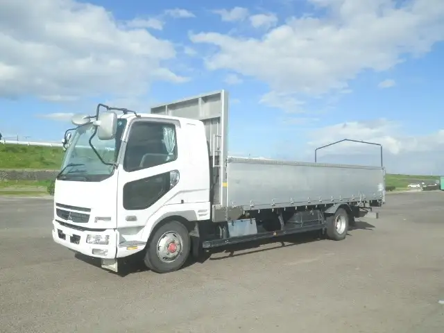 三菱 ファイター 中型/増トン 平ボディ アルミブロック ベッド の中古トラック【車両No.103709】
