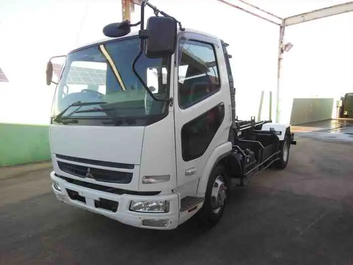 三菱 ファイター 中型/増トン アームロール ツインホイスト PDG-FK71R の中古トラック【車両No.104040】
