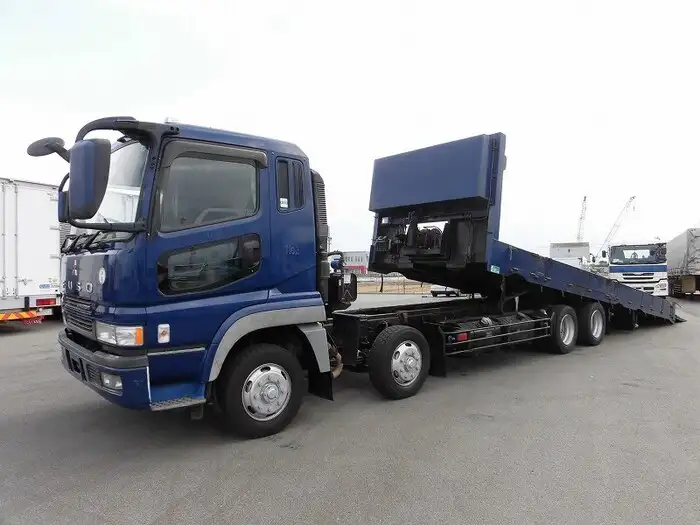 三菱 スーパーグレート 大型 車両重機運搬 ウインチ ベッド の中古トラック【車両No.104323】