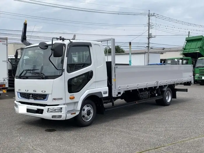 三菱 ファイター 中型/増トン 平ボディ アルミブロック ベッド の中古トラック【車両No.104596】