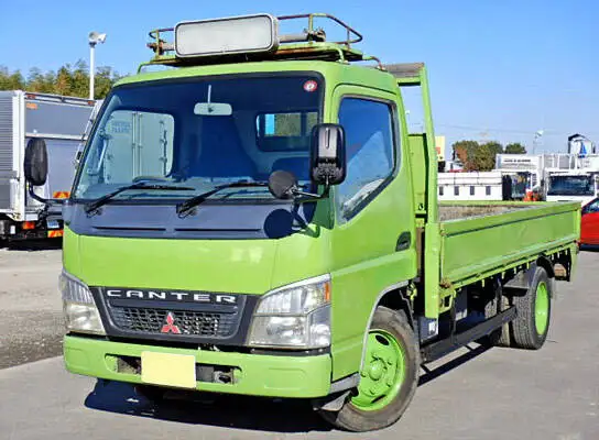 三菱 キャンター 小型 平ボディ 床鉄板 PA-FE72DE の中古トラック【車両No.105150】