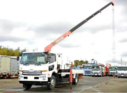 日産UD コンドル 中型/増トン クレーン付 床鉄板 4段 の中古トラック【車両No.105072】