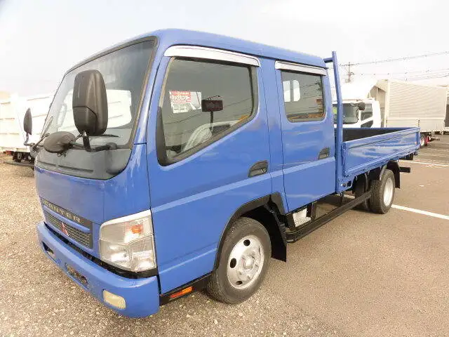 三菱 キャンター 小型 平ボディ Wキャブ 床鉄板 の中古トラック【車両No.106292】