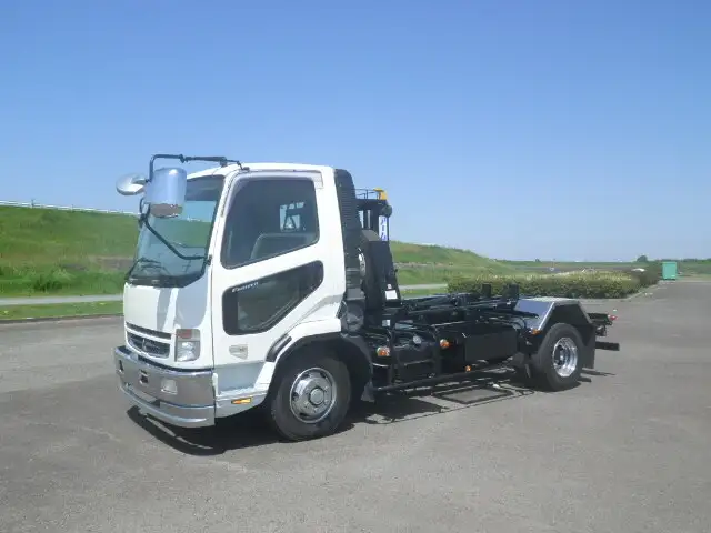 三菱 ファイター 中型/増トン アームロール ツインホイスト PDG-FK71F の中古トラック【車両No.106304】