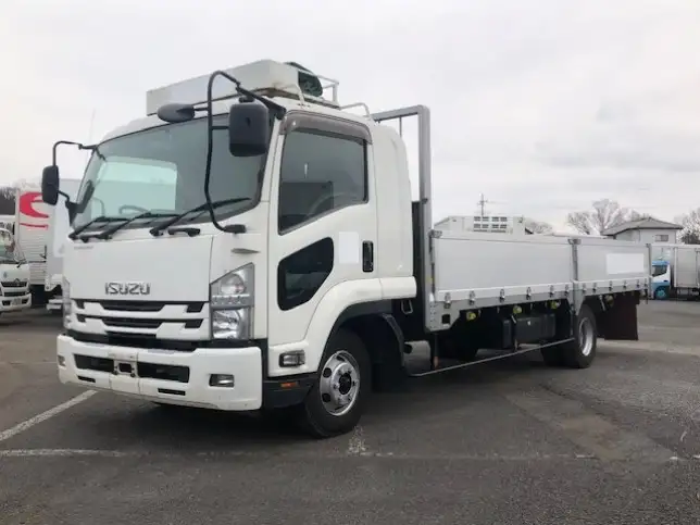 いすゞ フォワード 中型/増トン 平ボディ アルミブロック ベッド の中古トラック【車両No.105182】
