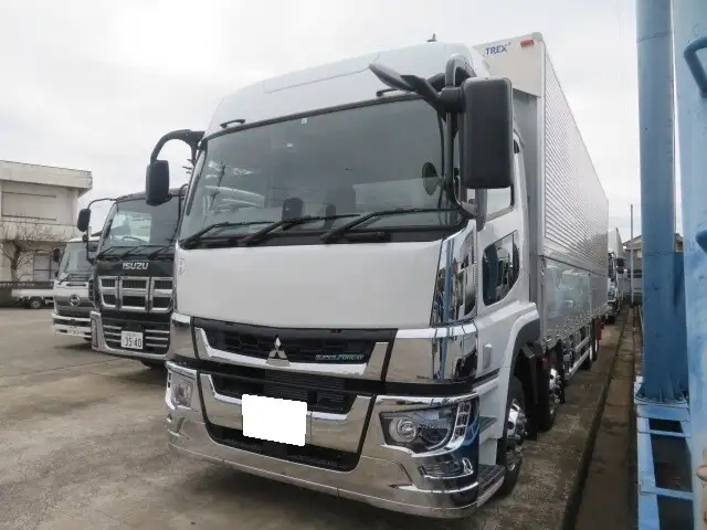 三菱 スーパーグレート 大型 ウイング エアサス ベッド の中古トラック【車両No.107048】