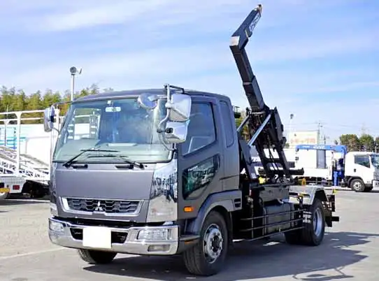 三菱 ファイター 中型/増トン アームロール ツインホイスト LKG-FK62FZ の中古トラック【車両No.107136】