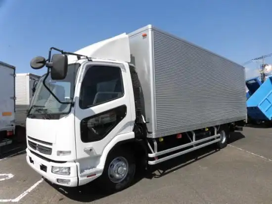 三菱 ファイター 中型/増トン アルミバン パワーゲート PDG-FK71F の中古トラック【車両No.106831】
