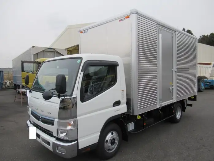 三菱 キャンター 小型 アルミバン パワーゲート サイドドア の中古トラック【車両No.107311】