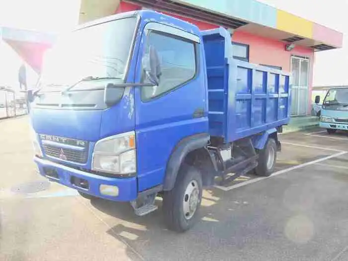 三菱 キャンター 小型 ダンプ 土砂禁 ステンレス張り の中古トラック【車両No.107444】