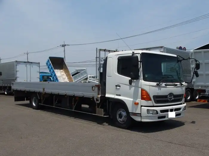 日野 レンジャー 中型/増トン 平ボディ エアサス ベッド の中古トラック【車両No.107293】