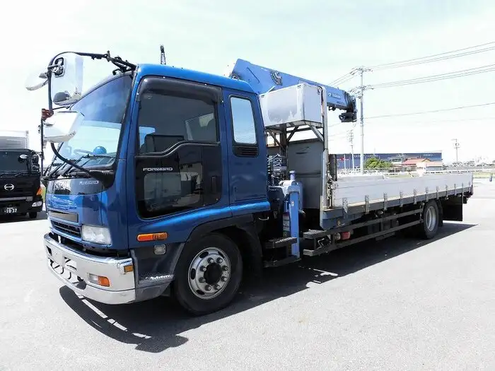 いすゞ フォワード 中型/増トン クレーン付 アルミブロック 4段 の中古トラック【車両No.108846】