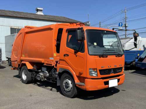 三菱 ファイター 中型/増トン パッカー車(塵芥車) プレス式 QKG-FK72FZの中古トラック画像3