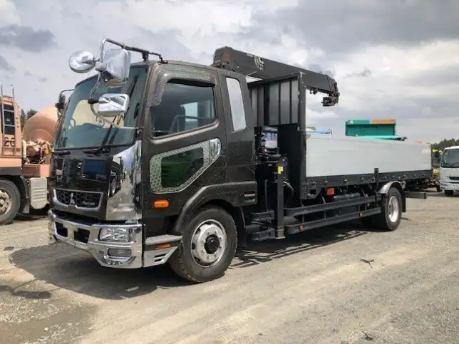 三菱 ファイター 中型/増トン クレーン付 アルミブロック 4段 の中古トラック【車両No.109034】