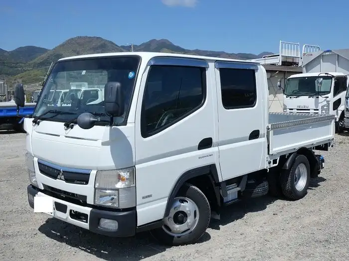 三菱 キャンター 小型 平ボディ Wキャブ 床鉄板 の中古トラック【車両No.110443】